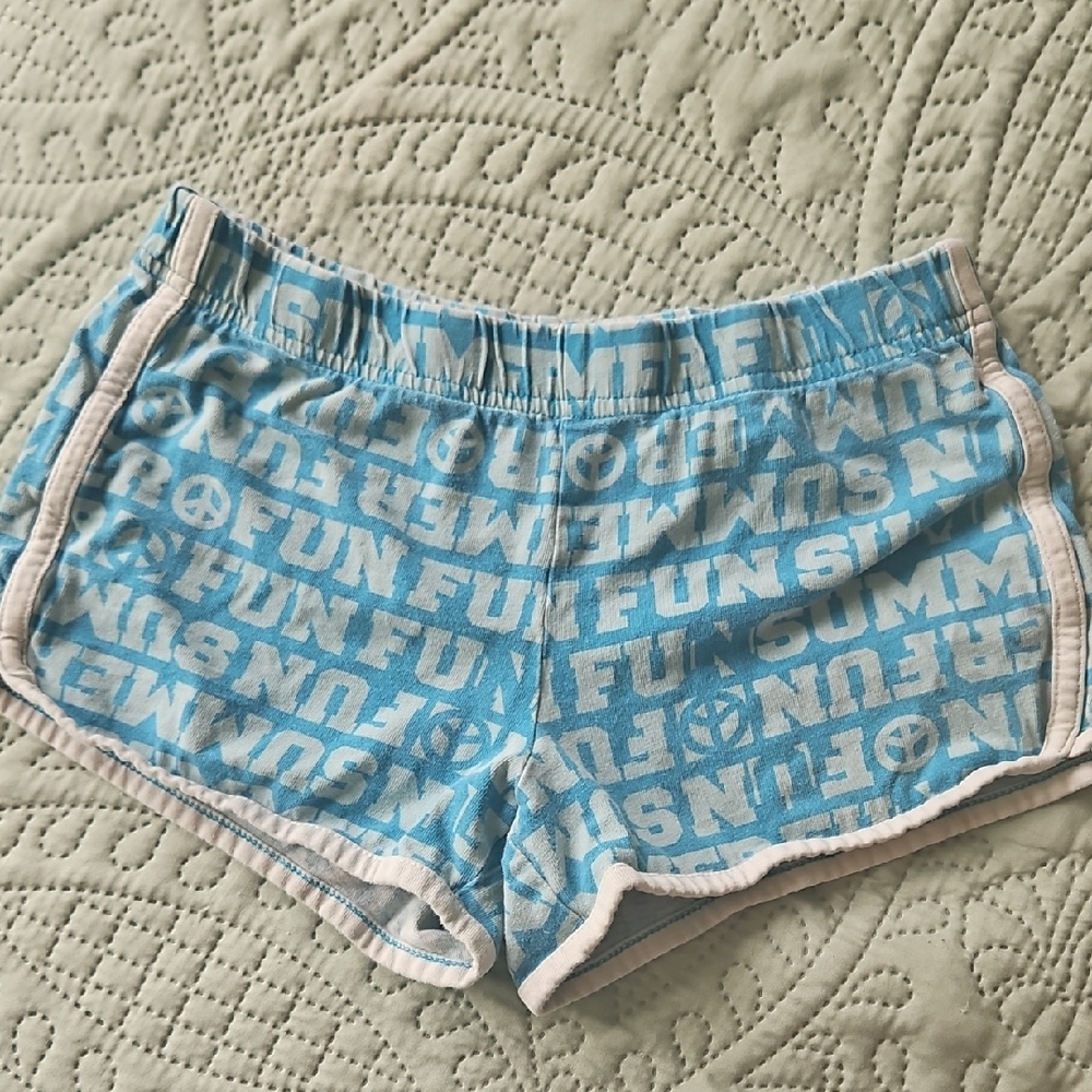 Faded Glory Terrycloth “Fun Summer” Shorts | Size 7/8